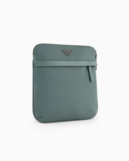 Armani Bandolera plana de nailon reciclado ASV Oferta exclusiva