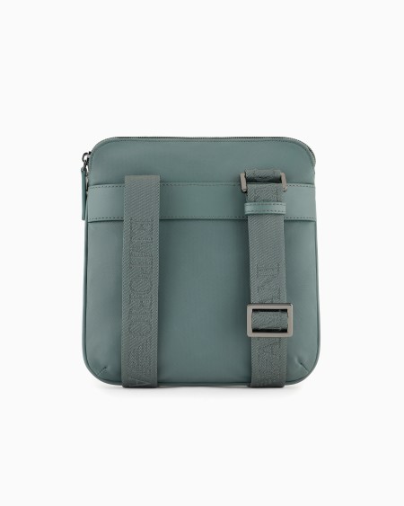 Armani Bandolera plana de nailon reciclado ASV Oferta exclusiva