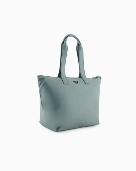 Armani Bolso shopper mediano de nailon reciclado ASV Descuento por venta flash