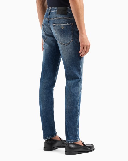 Armani Vaqueros J06 slim fit en denim lavado con líneas de efecto usado Envío gratis