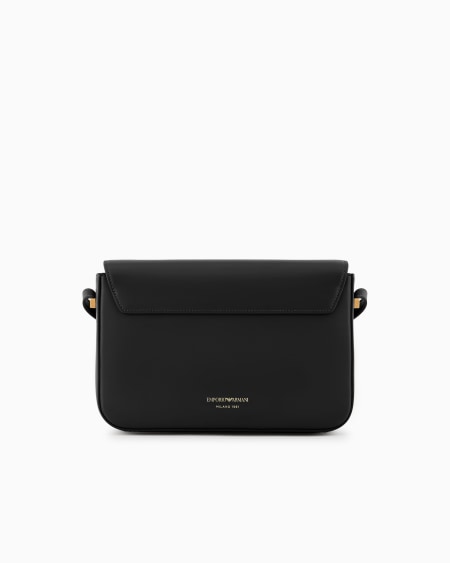 Armani Bolso de hombro de piel lisa con logotipo de águila de metal Limitado a 3 días