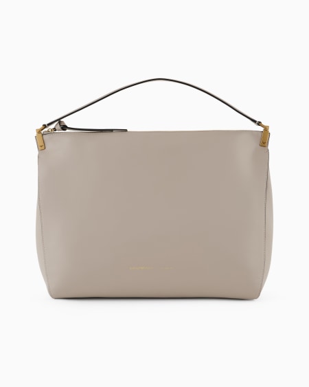 Armani Bolso de mano grande de piel lisa