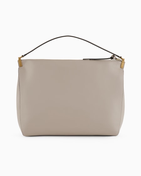 Armani Bolso de mano grande de piel lisa Precio ultrabajo