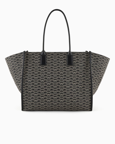 Armani Maxibolso shopper con estampado integral de monograma Rebajas