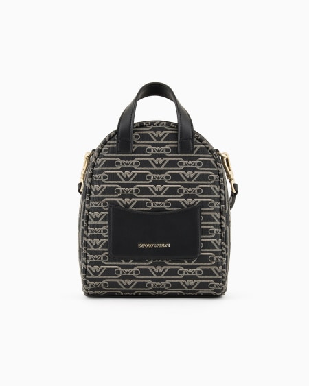 Armani Minimochila bandolera con estampado integral de monograma En oferta