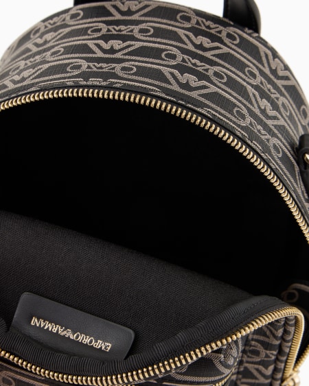 Armani Minimochila bandolera con estampado integral de monograma En oferta