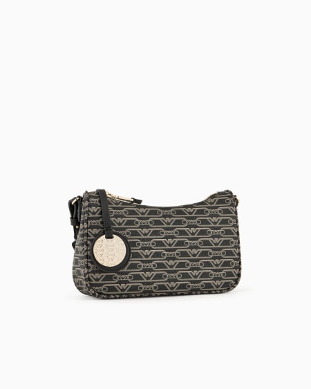 Armani Bolso baguette con estampado integral de monograma Gran oferta