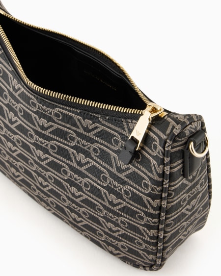 Armani Bolso baguette con estampado integral de monograma Gran oferta