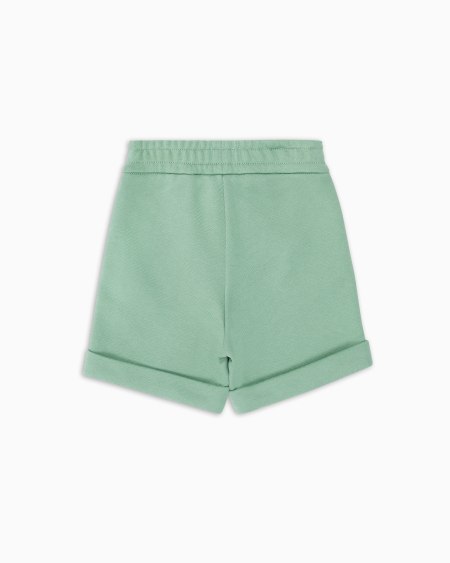 Armani Pantalones cortos de punto orgánico con estampado Manga Bear Crew ASV Últimos 3 días