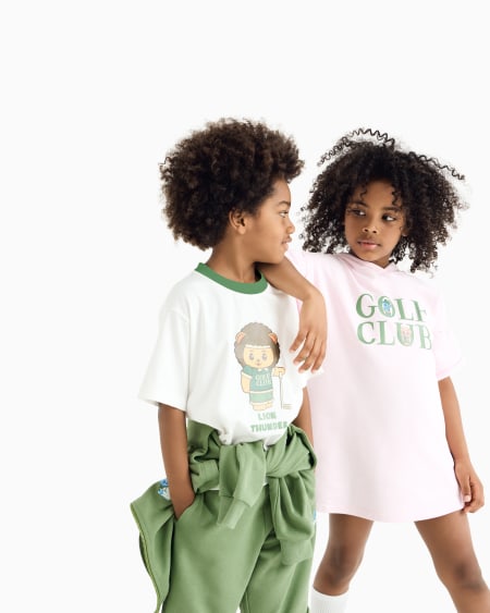 Armani Vestido de punto orgánico con estampado Manga Bear Crew ASV Promoción por tiempo limitado
