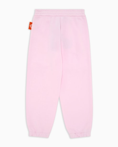 Armani Pantalones de chándal holgados de punto orgánico con estampado Manga Bear Crew ASV Solo hoy