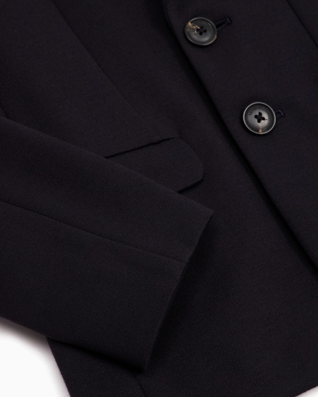 Armani Chaqueta de abotonadura sencilla de punto Envío internacional gratuito