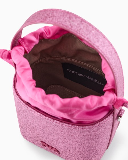 Armani Bolso bandolera con purpurina y cordón Precios de Black Friday