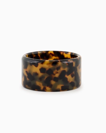 Armani Pulsera rígida efecto carey Ofertas