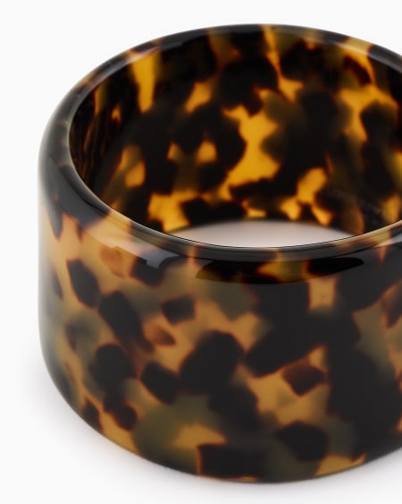 Armani Pulsera rígida efecto carey Ofertas