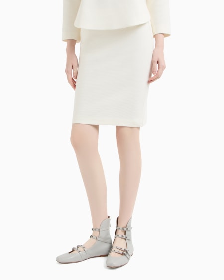 Armani Falda de tubo de punto ottoman Ventas relámpago