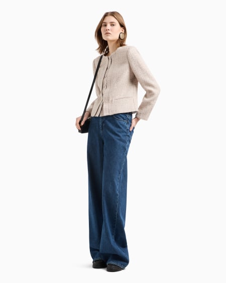 Armani Chaqueta de tweed de lúrex Rebajas online