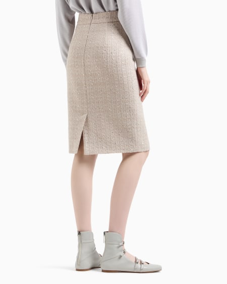 Armani Falda en tweed de lúrex Rebajas top