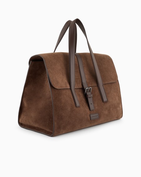 Armani Bolso de mano en ante con hebilla y bandolera Solo hoy