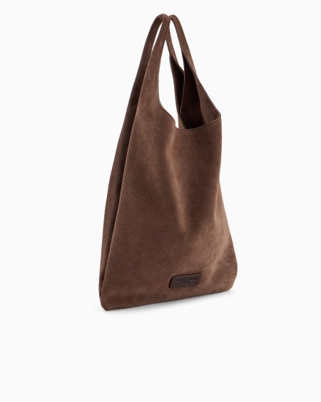 Armani Bolso de hombro hobo en ante Oferta especial de fábrica