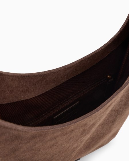 Armani Bolso de hombro hobo en ante Oferta especial de fábrica