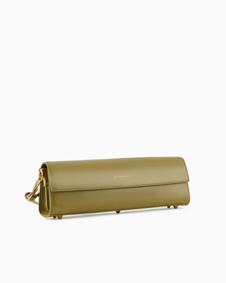 Armani Bolso de mano bandolera con solapa en piel lisa Promoción trimestral