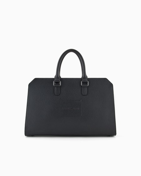 Armani Bolso modelo business de piel abatanada Tienda de fábrica