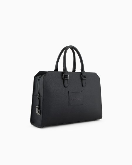 Armani Bolso modelo business de piel abatanada Tienda de fábrica