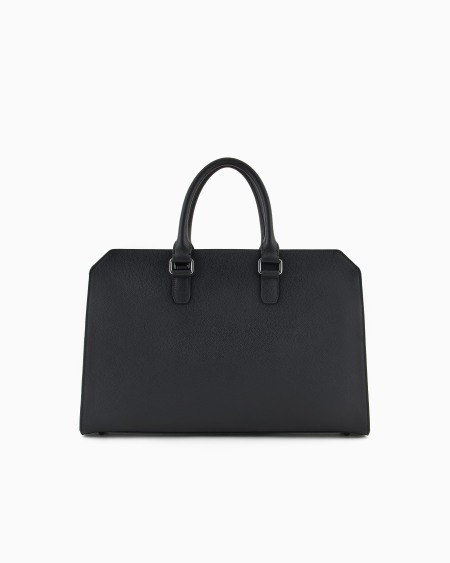 Armani Bolso modelo business de piel abatanada Tienda de fábrica