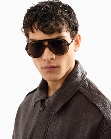 Armani Gafas de sol estilo piloto para hombre Superdescuento