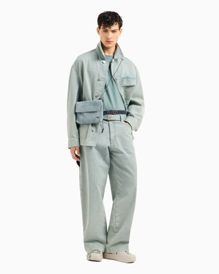Armani Pantalones cargo de canneté con efecto vintage cápsula Peace ASV Envío internacional gratuito