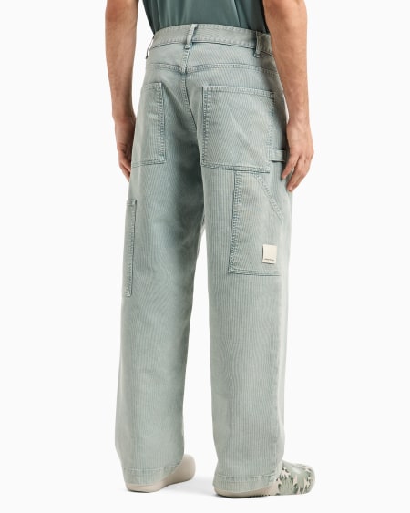 Armani Pantalones cargo de canneté con efecto vintage cápsula Peace ASV Envío internacional gratuito