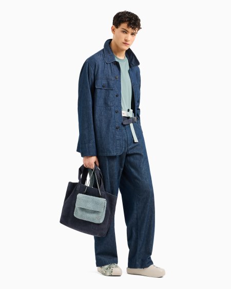 Armani Pantalones de denim cambray cápsula Peace ASV Precios de Black Friday