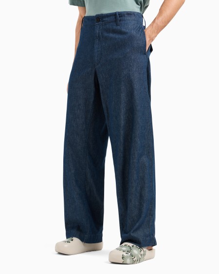 Armani Pantalones de denim cambray cápsula Peace ASV Precios de Black Friday