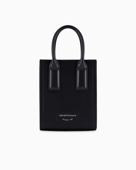 Armani Minibolso de acabado cepillado con bandolera