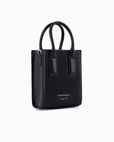 Armani Minibolso de acabado cepillado con bandolera En línea