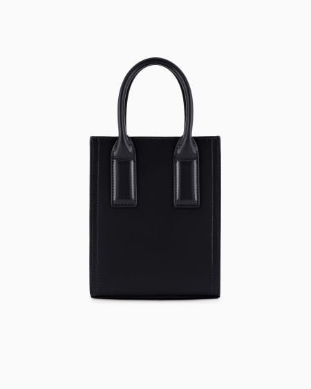 Armani Minibolso de acabado cepillado con bandolera En línea