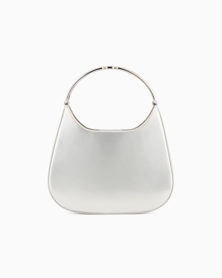 Armani Minibolso hobo efecto charol con asa joya de la cápsula Moon Outlet online