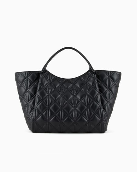 Armani Maxibolso shopper efecto napa acolchada Ofertas
