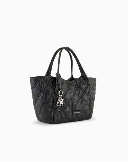 Armani Bolso shopper efecto napa acolchada En oferta