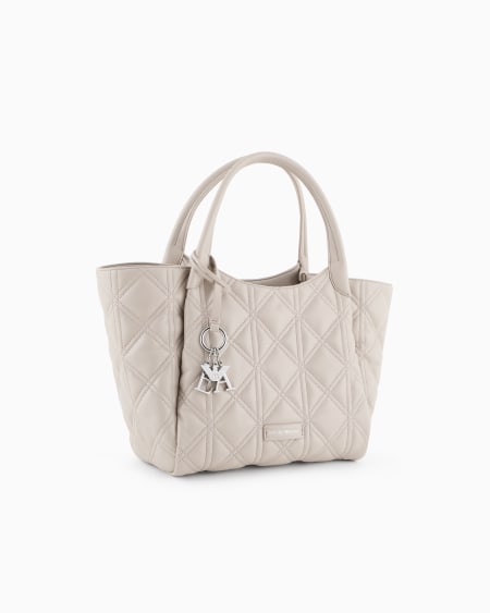 Armani Bolso shopper efecto napa acolchada Gran oferta