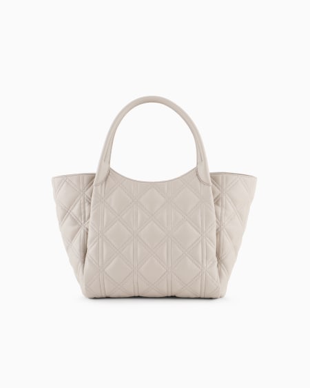 Armani Bolso shopper efecto napa acolchada Gran oferta