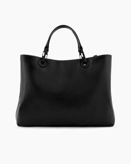 Armani Bolso shopper MyEA de piel con logotipo trenzado Envío gratis