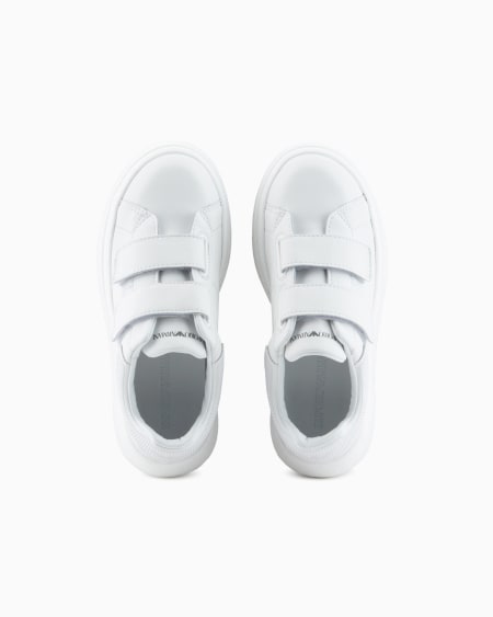 Armani Deportivas de piel con velcro Últimos 2 días
