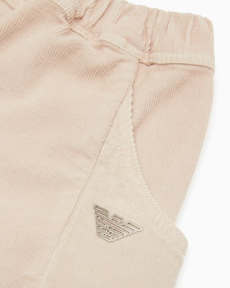 Armani Pantalones de pana con cintura elástica Promoción trimestral