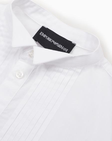 Armani Camisa de algodón con bordado de águila Solo queda un día