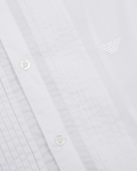 Armani Camisa de algodón con bordado de águila Solo queda un día
