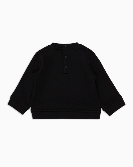 Armani Sudadera de mezcla de modal con logotipo Tienda de fábrica
