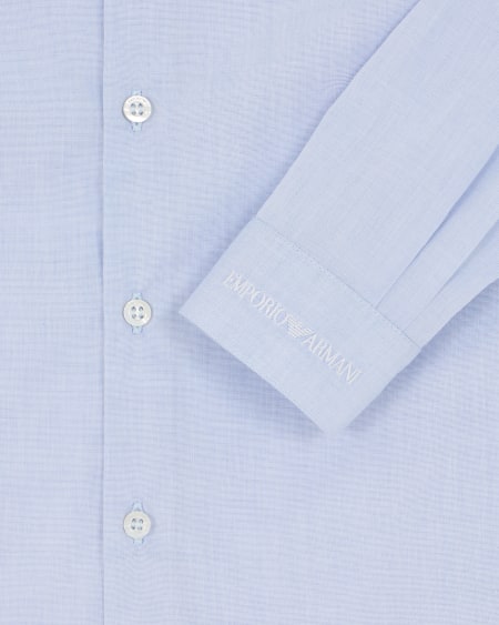 Armani Camisa con bordado en el puño Ahorra y exporta
