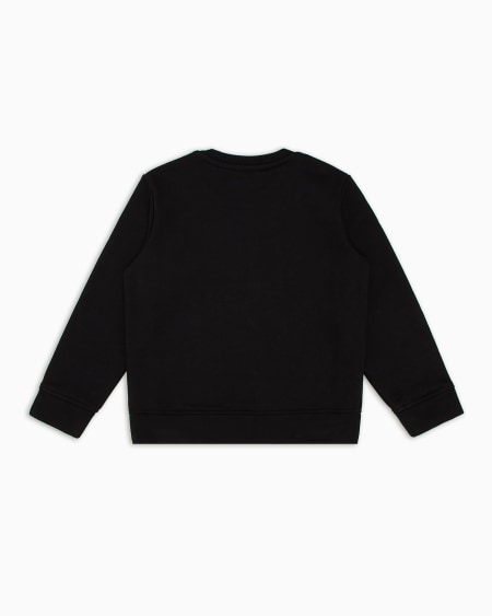 Armani Sudadera de punto de mezcla de modal con logotipo Descuentos del mes